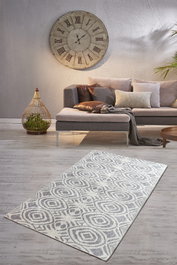 Conceptum Blome Alfombra de Pasillo 60 x 140 cm Gris